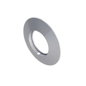 Anello t.b.t. argentato per accessori per raccordi.