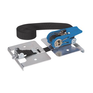 Set per posa parquet LUX Comfort con cricchetto di tensionamento e nastro per laminato e parquet.