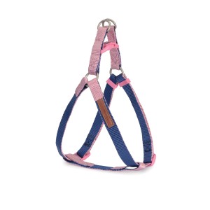Pettorina per cani t.b.t. in blu e rosa.