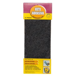 Rete abrasiva, t.b.t., per lavori abrasivi. Ideale per la lavorazione delle superfici.