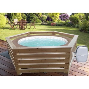 Rivestimento in legno esagonale abete massiccio Ø180-205