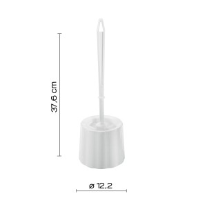 Scopino WC bianco con supporto, accessorio Scopini WC.