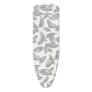 Copriasse da stiro Leifheit Perfect Steam Air Board Express M con motivo a foglie.