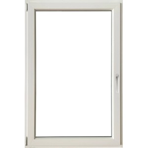 Finestra in PVC bianca t.b.t. con maniglia per la tua casa.