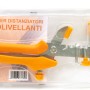 Pinza per profili per piastrelle t.b.t. con manici arancioni in confezione trasparente.