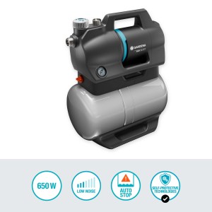 Gardena Autoclave 3000/3, pompa da giardino grigia per casa e giardino.