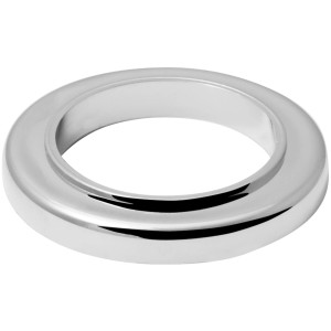 Rosetta cromata come ricambio, lucida.