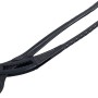 Pinza a pappagallo LUX nera 300 mm con ampia apertura ganasce e protezione antinfortunistica.