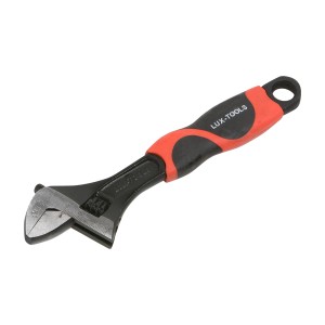 Chiave a rullino LUX 200 mm Comfort con ganascia regolabile e impugnatura ergonomica.
