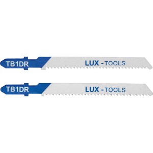 Due lame per seghetto alternativo LUX per laminato con attacco a T, lunghezza 70 mm.
