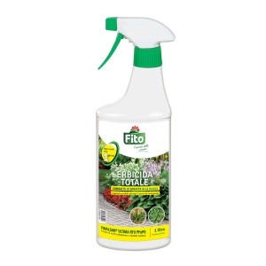 Diserbante Fito, flacone spray pronto all'uso per il controllo delle erbacce.