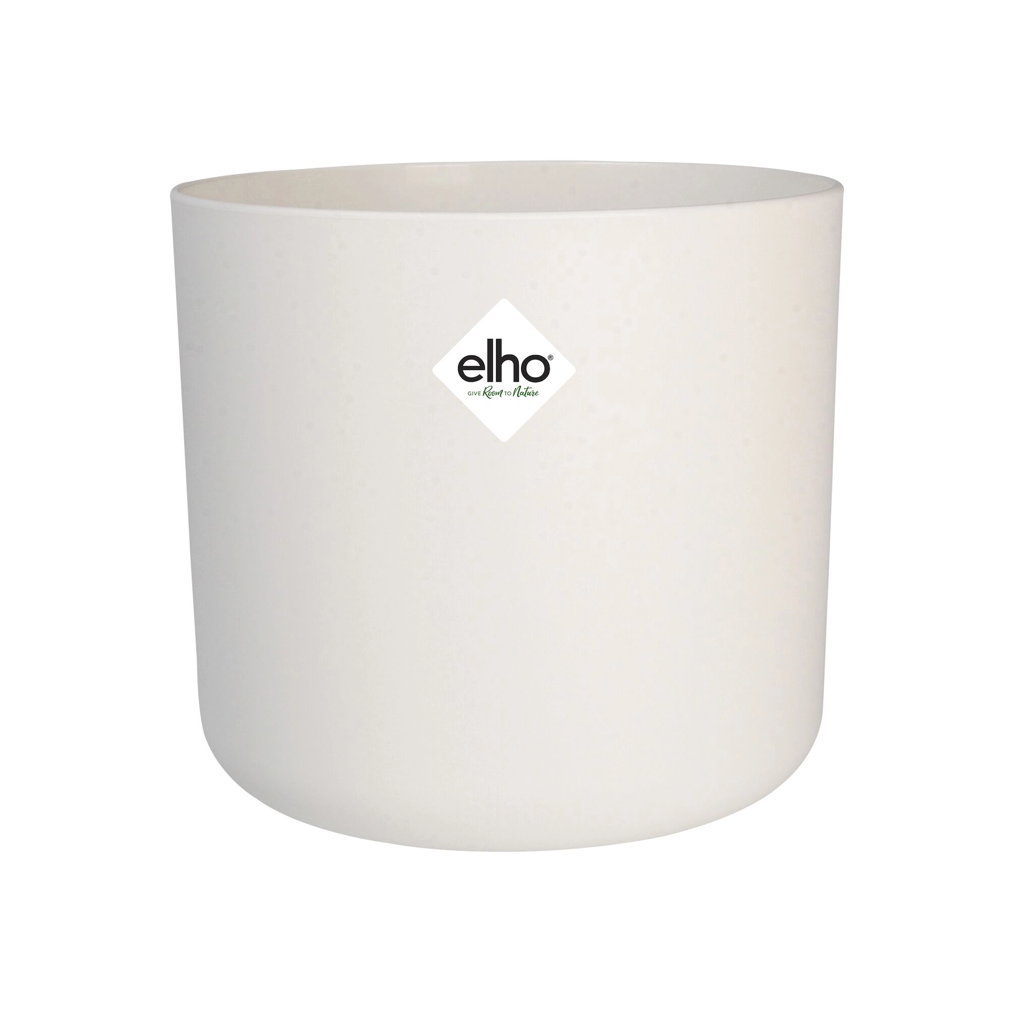 Vaso Elho Ø 22 cm Bianco Plastica Rotonda