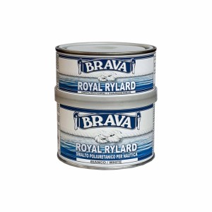 Smalto poliuretanico bicomponente bianco brillante legno metallo 375 ml