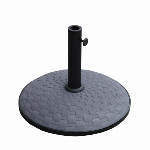 Base per ombrellone 50 cm con tubo grigio
