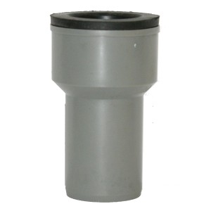 Raccordo per tubi HT grigio per tubi di scarico.
