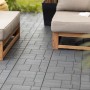 Piastrelle da esterno S-TYLE mosaic grigio 30x30x1,7 cm