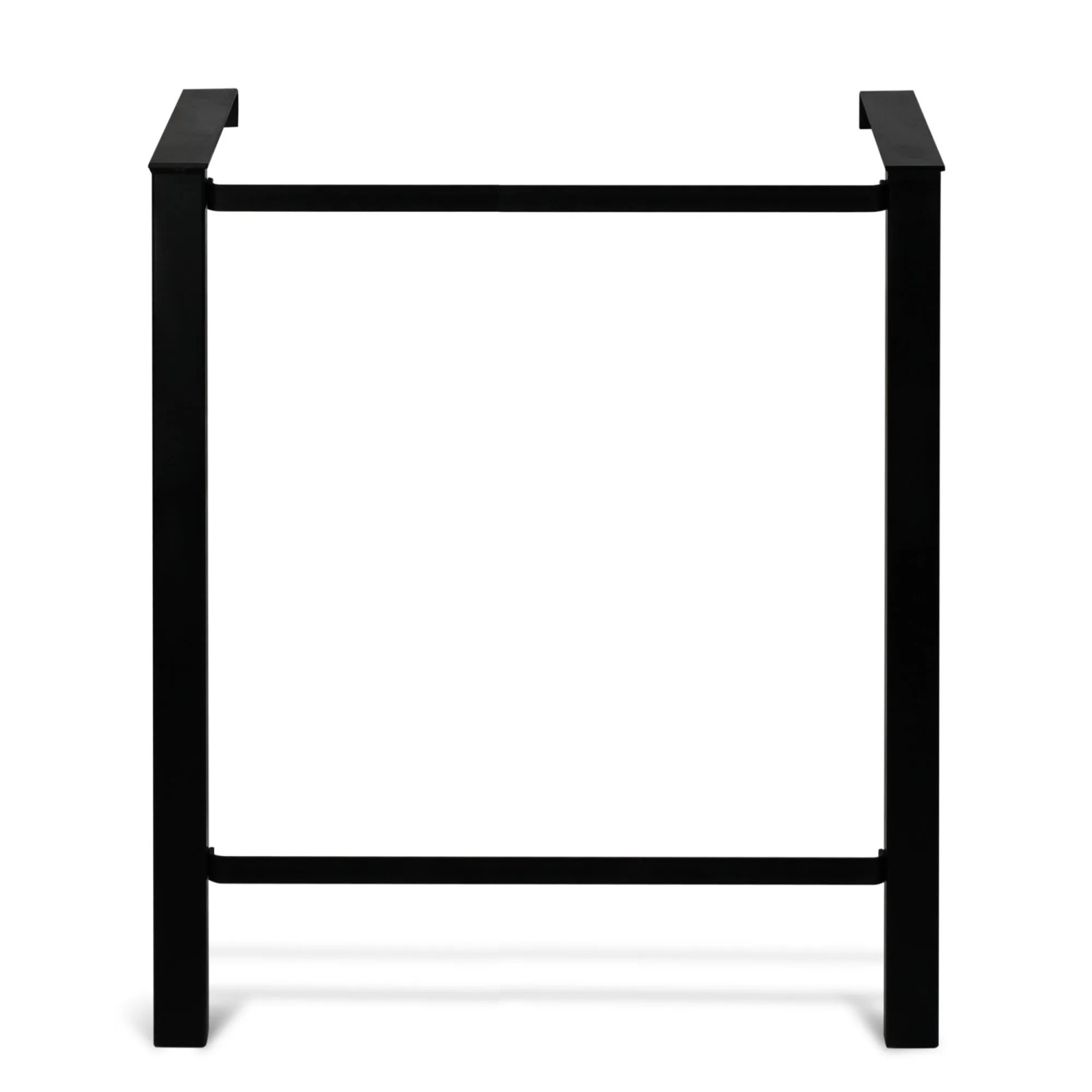 Struttura in metallo nero per fontane da giardino.