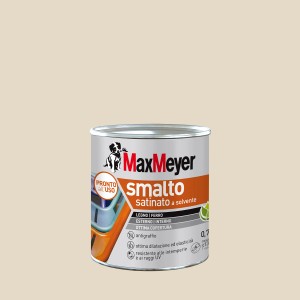 Smalto Max Meyer a solvente per legno e metallo, beige. Smalto colorati.