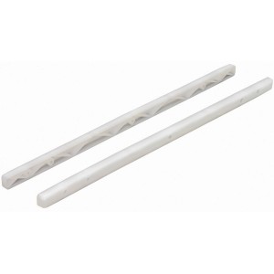 Guide per cassetti Hettich, 385 mm, plastica, bianco, per estensioni cassetto.