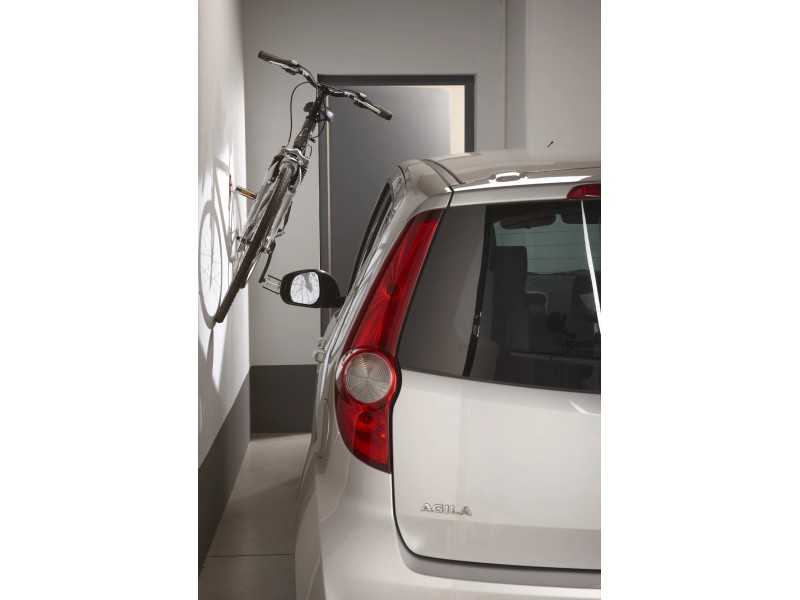 MOTTEZ Mottez B053Q4RA 4 bici - Supporto retraibile da muro red