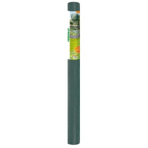 Rotolo di tessuto non tessuto VerdeMax verde scuro per protezione piante e giardino.