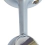 Supporto cromato t.b.t. per barra da cucina per montaggio a soffitto.