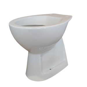 WC sospeso (t.b.t.) in ceramica bianca.