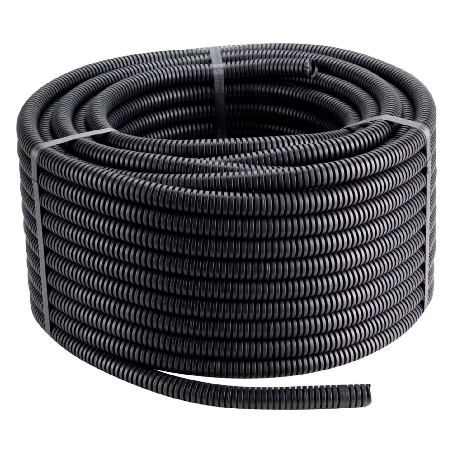 Corrugati (tubo corrugato) nero arrotolato di t.b.t.