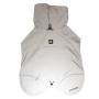 Cappotto per cani t.b.t. chiaro con cappuccio per attività all'aperto.