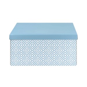 Baulotto in cartone Color blu 50x40x25 cm