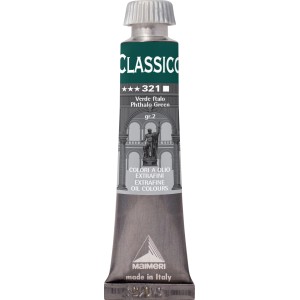 Tubo di colore ad olio 'Classico' in Verde ftalo. Ideale per artisti e hobbisti.