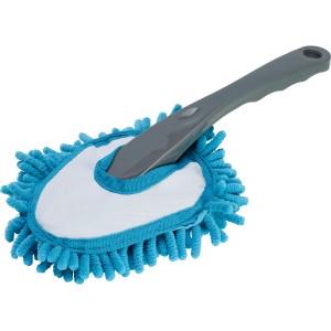 OBI Mop universale per la cura dell'auto, blu, con manico grigio. Rimozione della polvere per superfici.