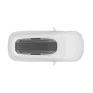 Box da tetto per auto Motion 3 XXL titanio lucido