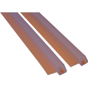 Profilo di tenuta doccia trasparente per doccia e box doccia.