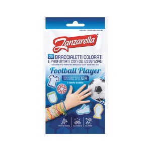 t.b.t. Braccialetti antizanzare con oli essenziali, design calcio.