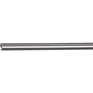 Bastone per tenda Mydeco effetto acciaio inox, 240 cm, per tende con scorrimento.