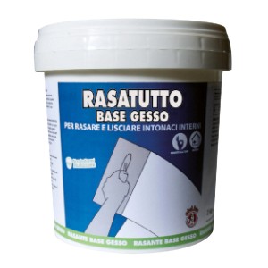 Secchio di Rasatutto Base Gesso, stucco per intonaci interni.