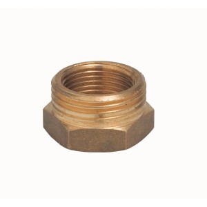 Nipplo filettato in ottone, da 26,4 mm IG a 30,3 mm AG, per accessori pompa.