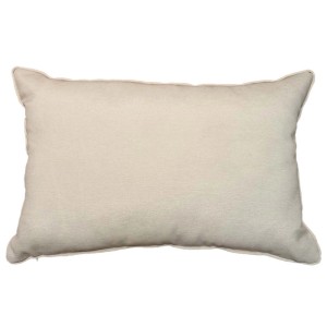 Cuscino da esterno t.b.t. beige, rettangolare.
