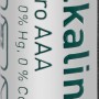 Singola batteria alcalina Micro AAA, 1.5V, adatta a diversi dispositivi.