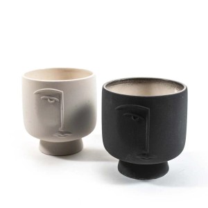 Vaso in ceramica Ø16,2xH17cm colori assortiti