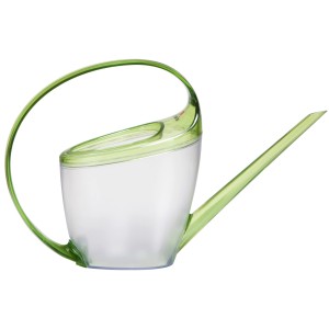 Annaffiatoio Scheurich Loop, trasparente/verde, 1,4 l. Annaffiatoio in plastica con beccuccio lungo.