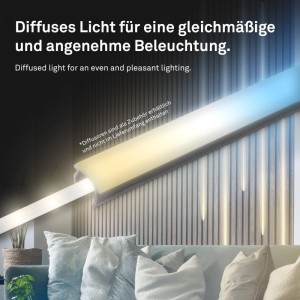 Striscia 294 LED Pimp your Panel 1300 lm CCT 2,6 m x 1 cm bianco