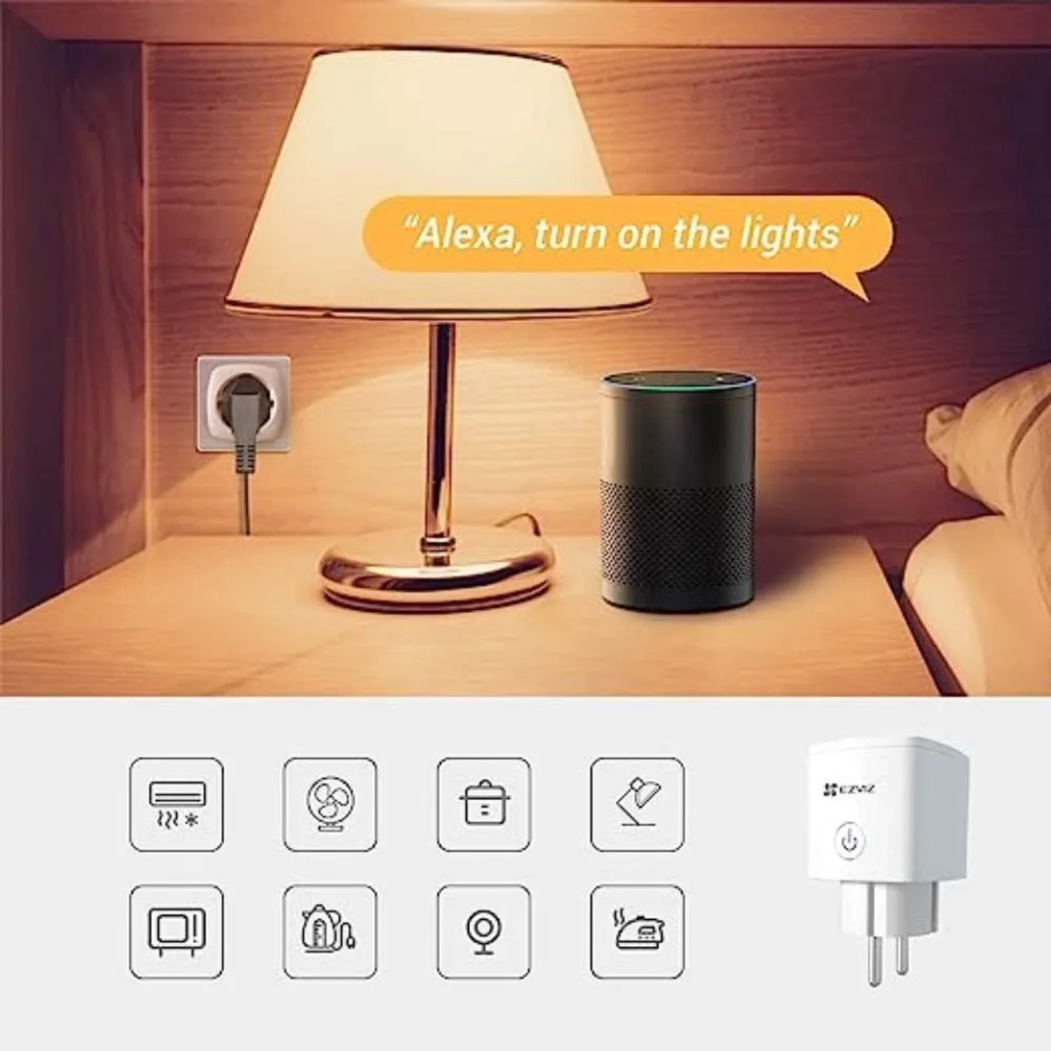 Controllo smart home con assistente vocale e t.b.t. per videosorveglianza.
