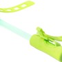Luce per bici t.b.t. verde con supporto flessibile per biciclette.