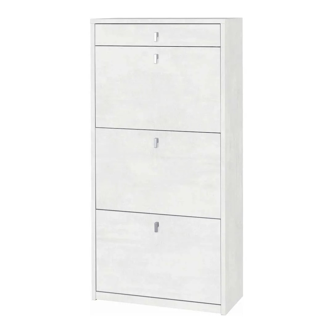 HOMCOM Mobile Scarpiera per 15 Paia di Scarpe con 4 Ripiani Regolabili HOMCOM Mobile Scarpiera per 15 Paia di Scarpe con 4 Ripiani Regolabili