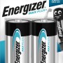 Energizer Max Plus D2 batterie, confezione da 2. Batterie alcaline per dispositivi ad alta potenza.