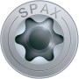 Primo piano: Vite universale Spax a testa svasata con attacco T-Star plus.