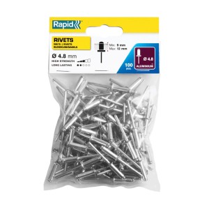 Rivetti Rapid Standard Ø4.8 x 16 mm Confezione da 100 Pezzi