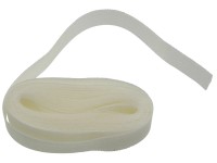 VELCRO STRAPPO MASCHIO FEMMINA DA CUCIRE 20 MM X 1 MT FISSAGGIO CHIUSURA  BIANCO